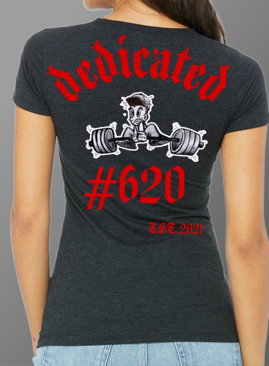 Ladies triblend short sleeve t-shirt