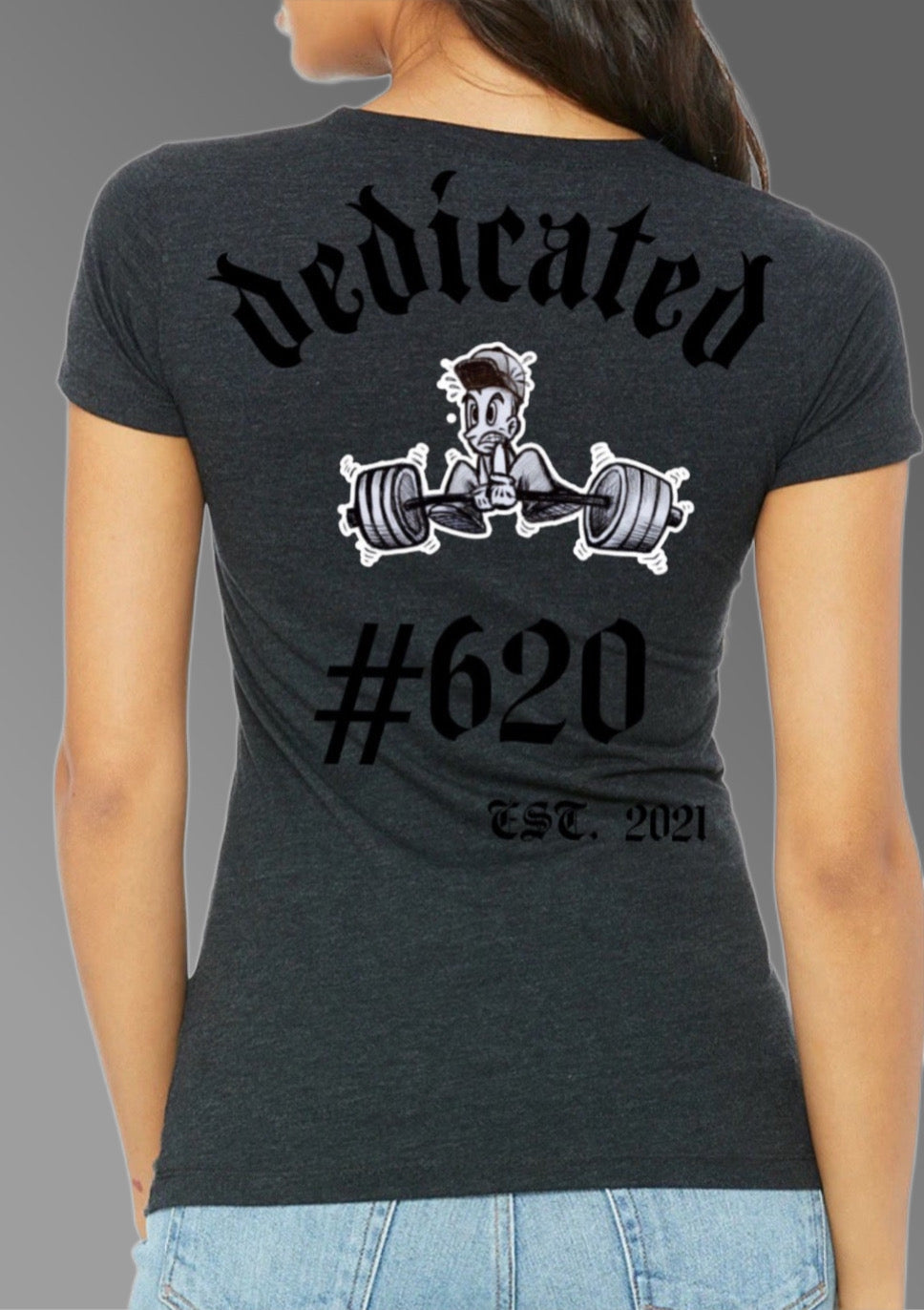 Ladies triblend short sleeve t-shirt