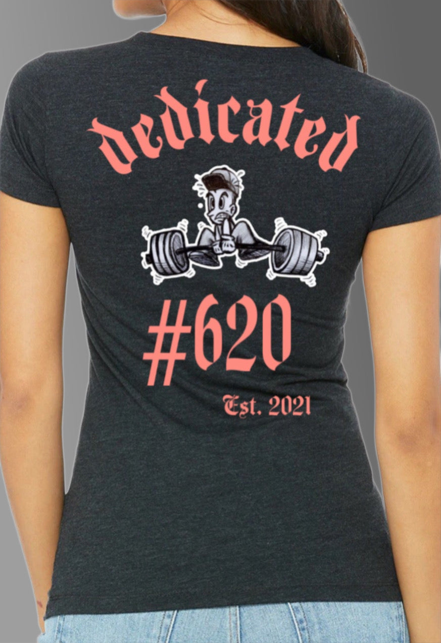 Ladies triblend short sleeve t-shirt