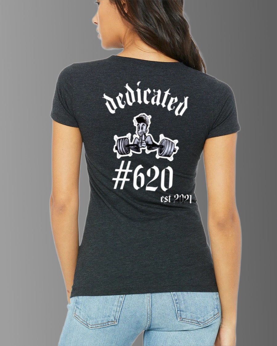 Ladies triblend short sleeve t-shirt